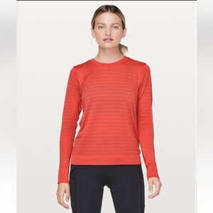 Lululemon Shirt Womens Size 10 Aries Breeze By Long Sleeve Squad X Static
